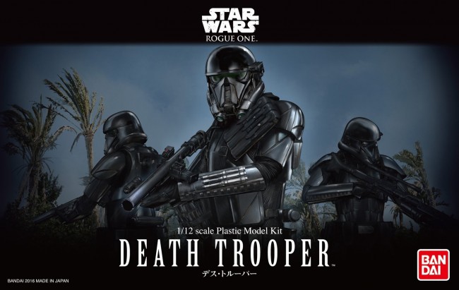 BANDAI STAR WARS ROGUE ONE 1/12 Scale DEATH TROOPER Plastic Model Kit - DEATH_TROOPER