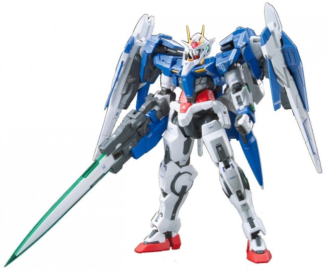 Bandai Hobby Real Grade 1/144-Scale 00 Raiser "Gundam 00" Action Figure - 196427