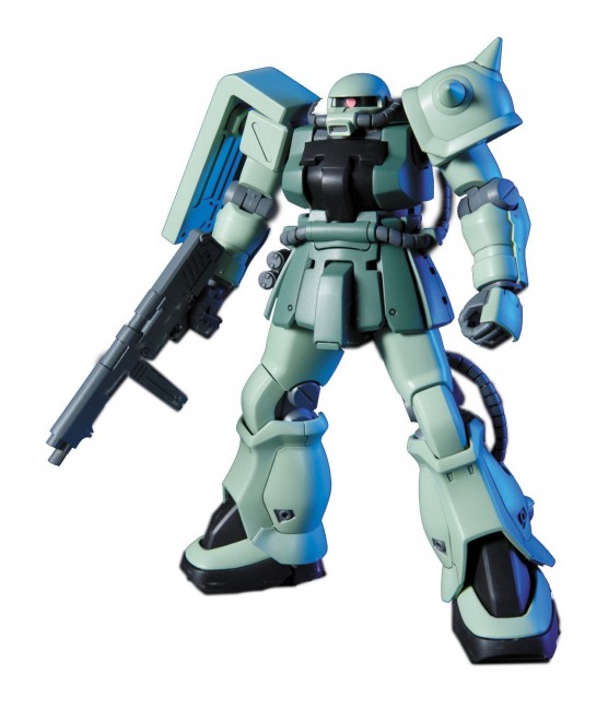 Bandai Hobby #105 MS-06F-2 ZAKU II F2 Zeon Ver. Bandai HGUC Action Figure - 162025