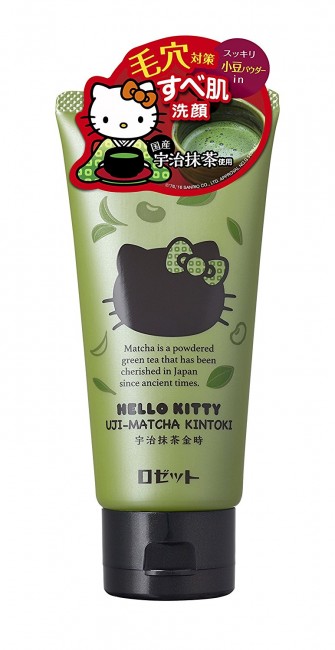 Rosette Japan Hello Kitty Yuzu Hachimitsu / Uji-Matcha Green Tea Face Wash 120g - Uji-Matcha Green Tea - Uji-Matcha