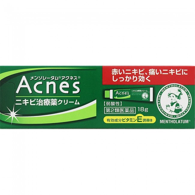 ROHTO Mentholatum ACNES Medicated Acne Cure Cream 18g - 4987241108817