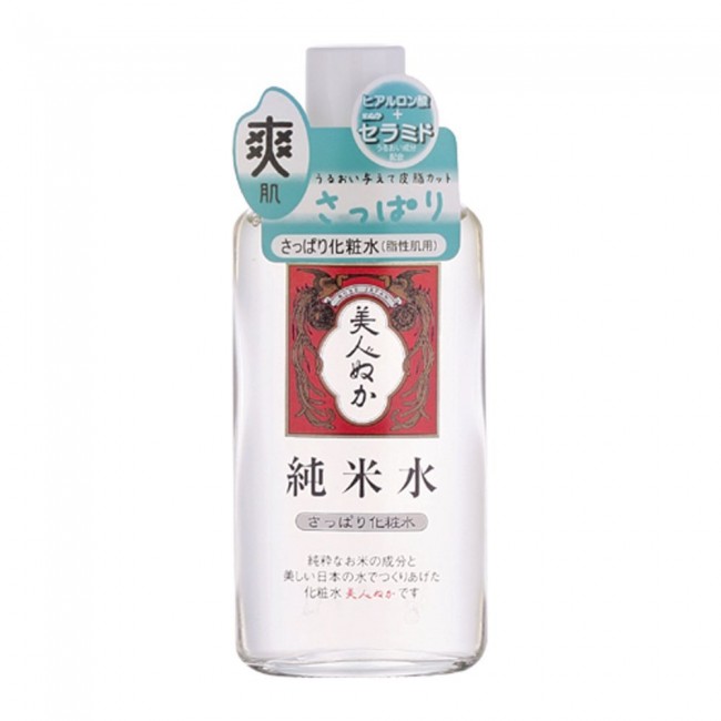 JAPAN Bijin Nuka Junmai Water Shittori Lotion Rice Bran Hyaluronic Acid Ceramide - Fresh - 4903432710294